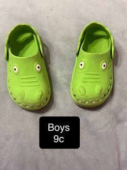 Youth boys 9c crocodile sandals
