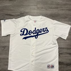 BRAD PENNY SIZE XL LOS ANGELES DODGERS BLUE WHITE BASEBALL JERSEY EMBROIDERED