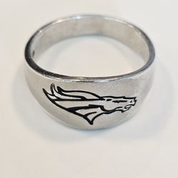 Denver Broncos Sterling Silver Ring