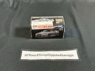 1/62 Takara Tomy Tomica Premium #01 - Silver Nissan NISMO R34 GT-R GTR BNR34 Z-Tune