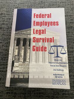 Book Federal Employees Legal Survival Guide 3rd Edition