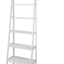 White Ladder Style Bookcase