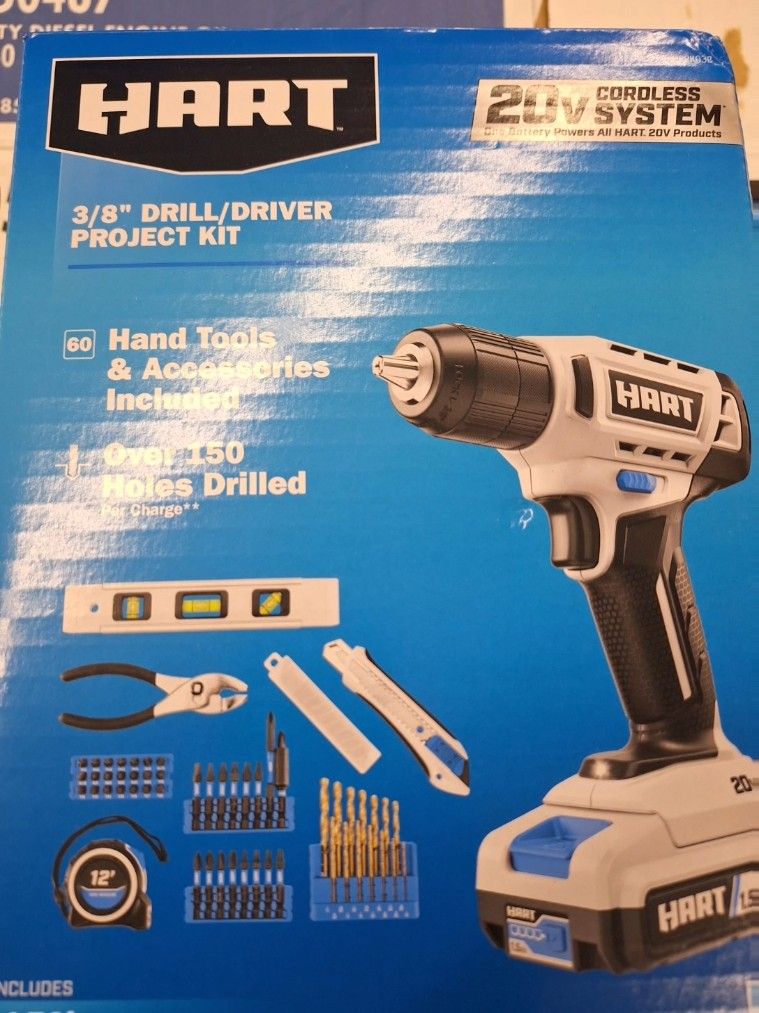 Hart 3/8" Drill /Driver Project Kit