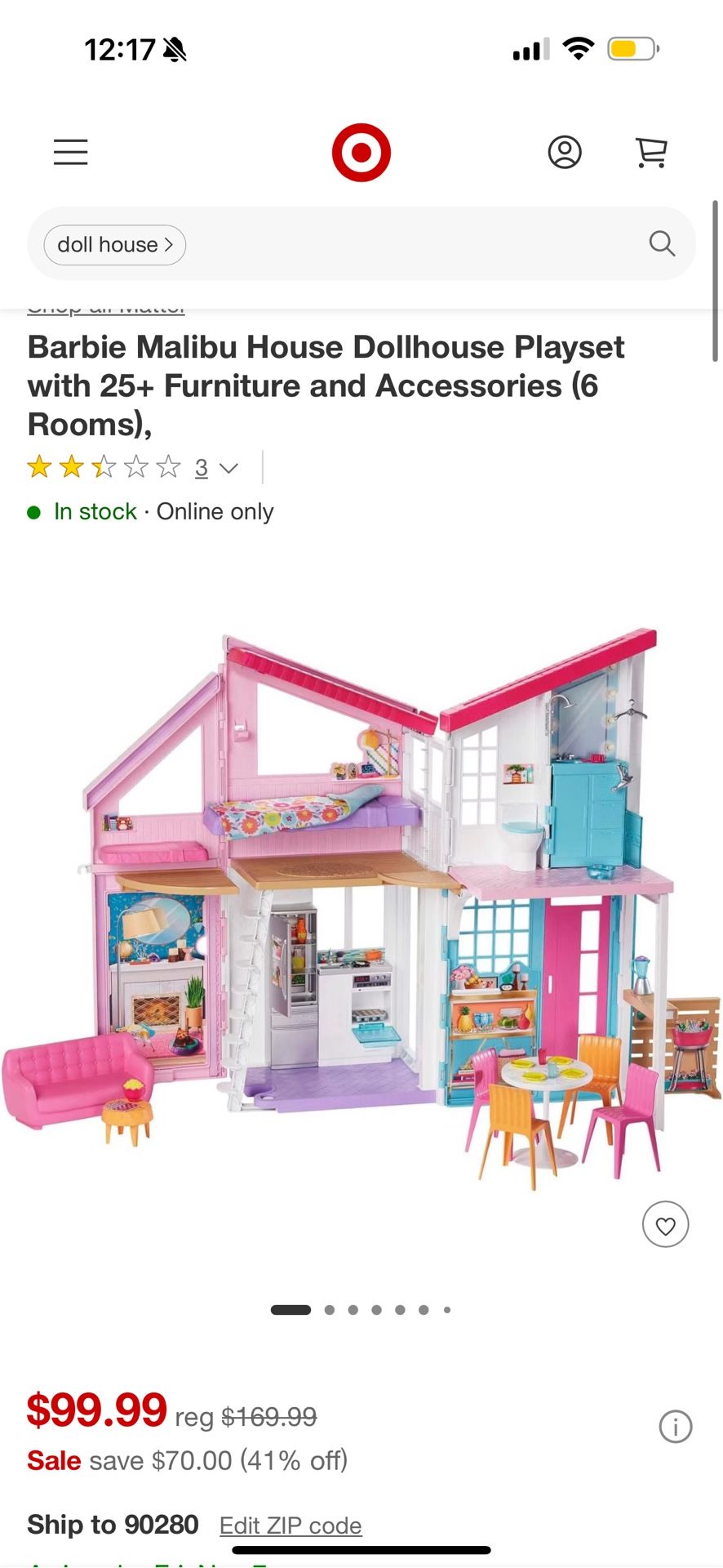 Barbie Malibú Doll House
