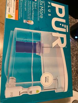 PUR Plus Dispenser Water Filtration System – White