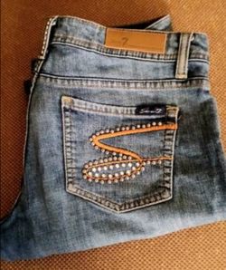 Vintage Seven Studded Denims Size 28/30