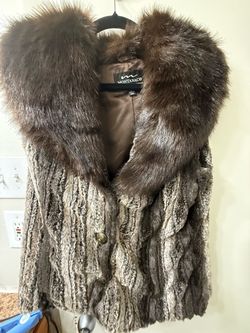 Montanaco Fur Coat with Collar