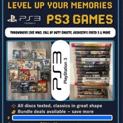 🎮Ps3 Classics, Relive The Golden Era Of Gaming!