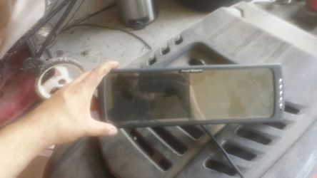 Rear view mirror screen big