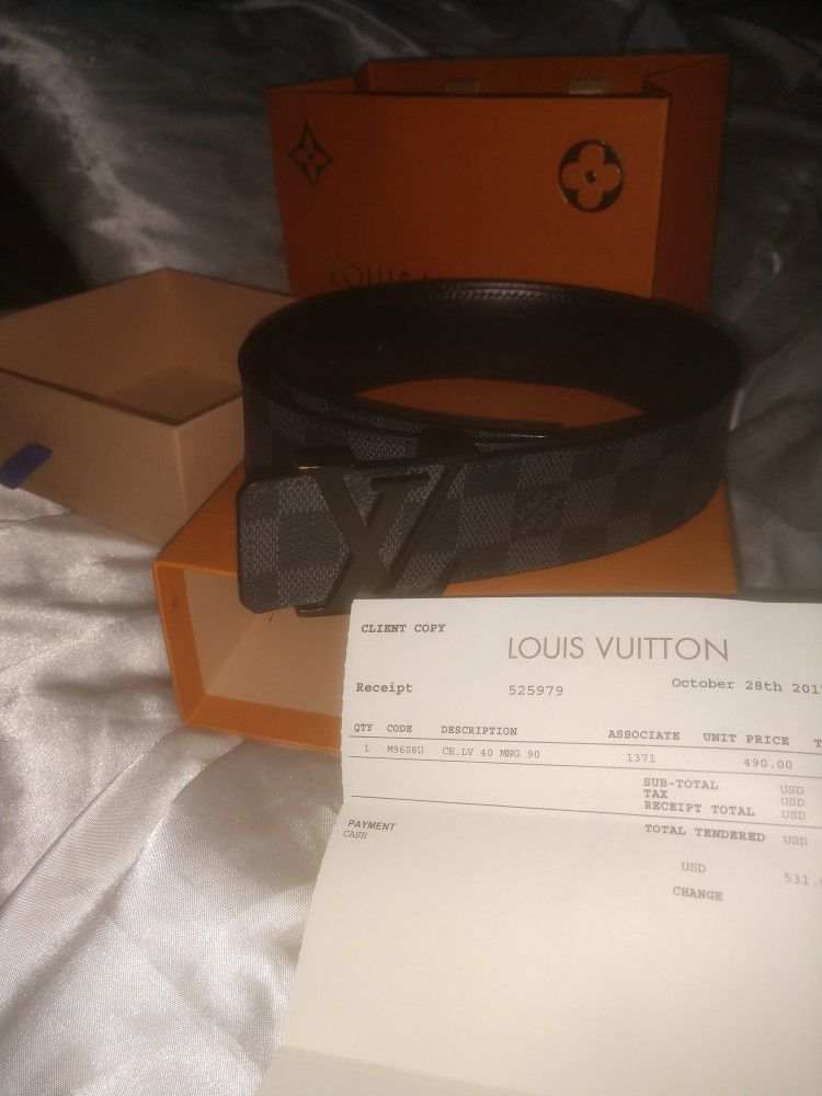 Louis Vuitton, Accessories, Size 32 Louis Vuitton Belt Og