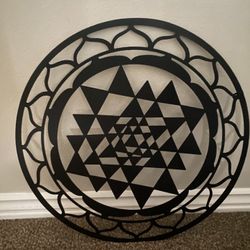 Laser Cut Round Mandala Wall Decor