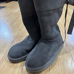 Ugg Grey Women Boots Size 9