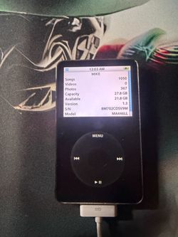 Apple iPod Classic 5.5 5th generation 30GB Black