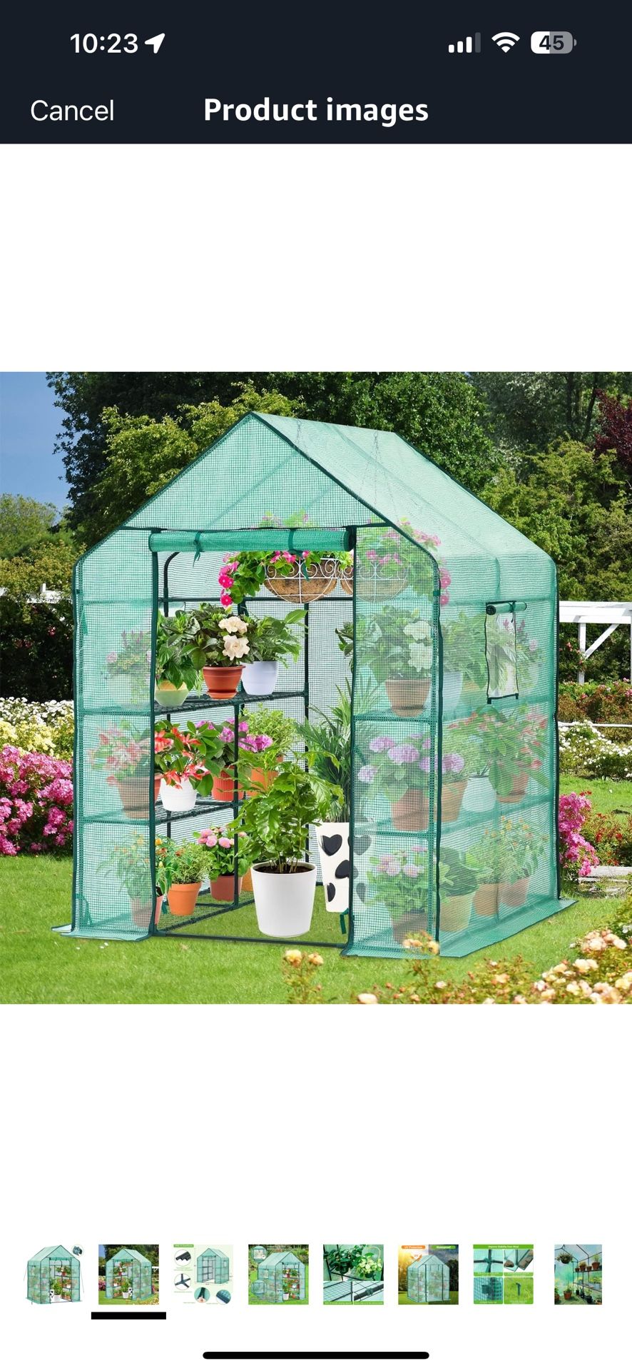 Ohuhu Greenhouse for Outdoors with Screen Windows