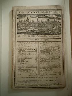 Very Old 1782 Newspaper Booklet