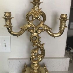 Gold Candle Holder