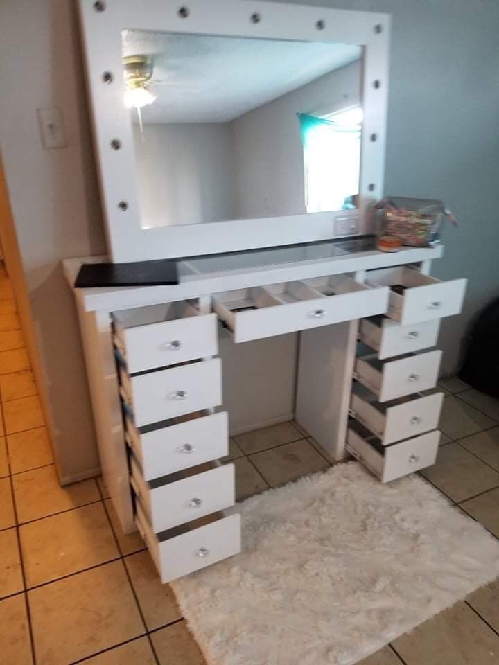 Vanity With Mirror
