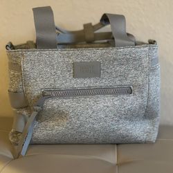Dagne Dover diaper bag - Wade Neoprene tote - NO Shoulder STRAP - grey