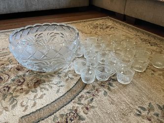 Smith Antique Punch Bowl Set