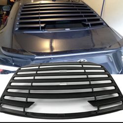 Fits 13-20 Scion FRS Subaru BRZ Toyota 86 T Style Matte Black Rear Window Louver