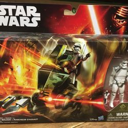 Star Wars The Force Awakens Assault Walker & Stormtrooper Sergeant NEW