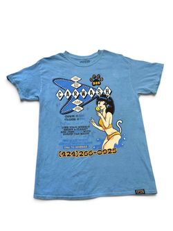 OPEN 925 Men's Blue Car Wash Graphic T-Shirt Size M Cotton Crew Neck