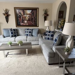  Beautiful 7-Piece Living Room Set – Modern & Comfortable! 