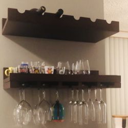 WINE STORAGE SHELVES/POTTERY BARN 