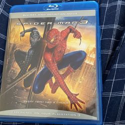 Spider-Man 3 blue Ray Disc