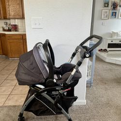 Car Seat Plus Car Seat Carrier 