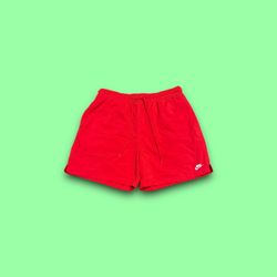 Nike sportswear woven flow mesh lined shorts red men’s XL 