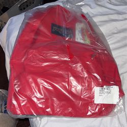 Red Jansport Superbreak Backpack 