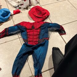 Spider Man Costume With Little Hat 
