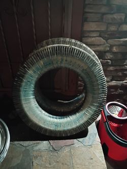 Two Firestone tires 600 x16 4 ply
