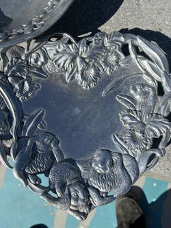 Arthur Court heart-shaped trinket tray.