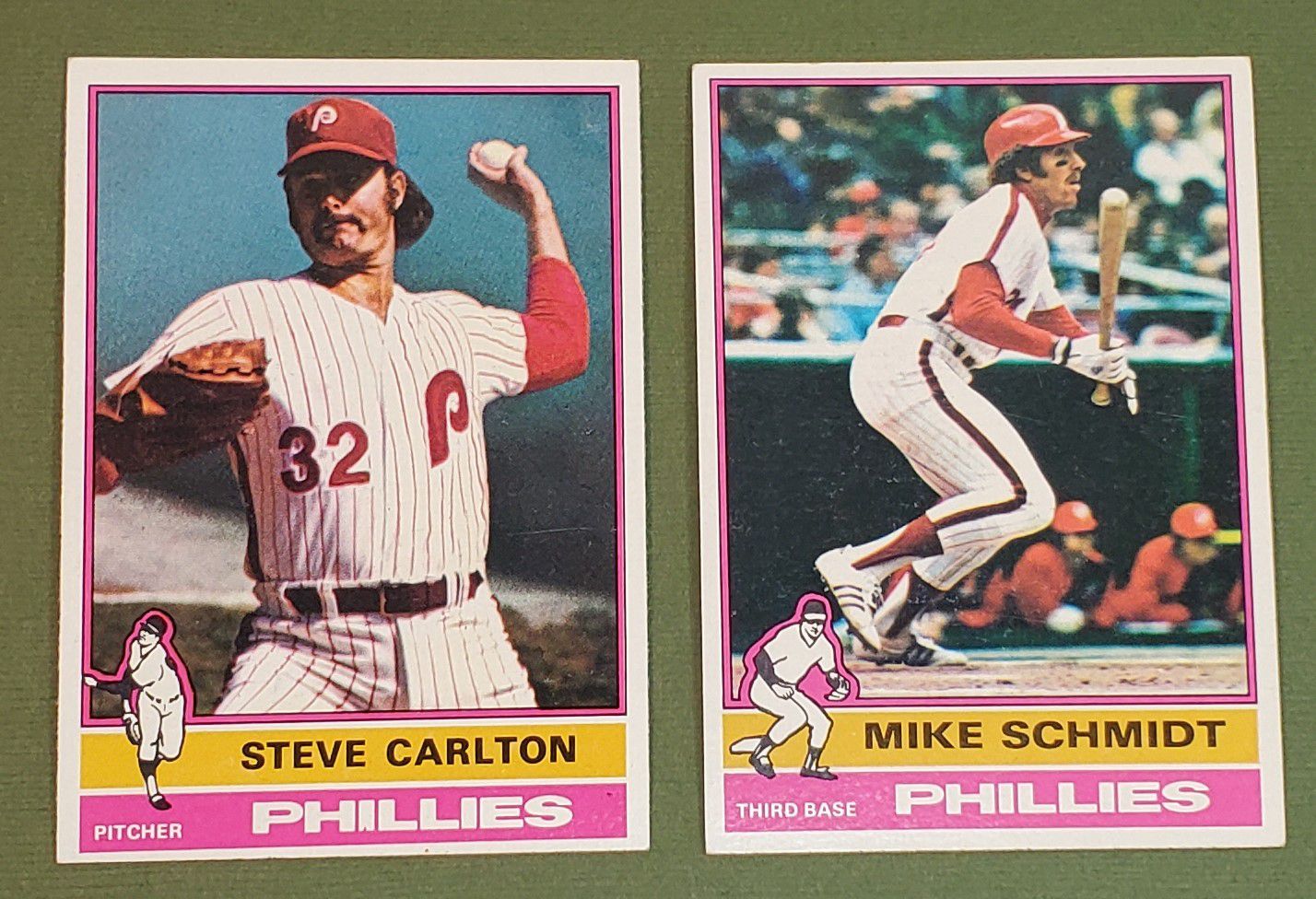 Vintage Topps Philadelphia Phillies Hall Of Famers