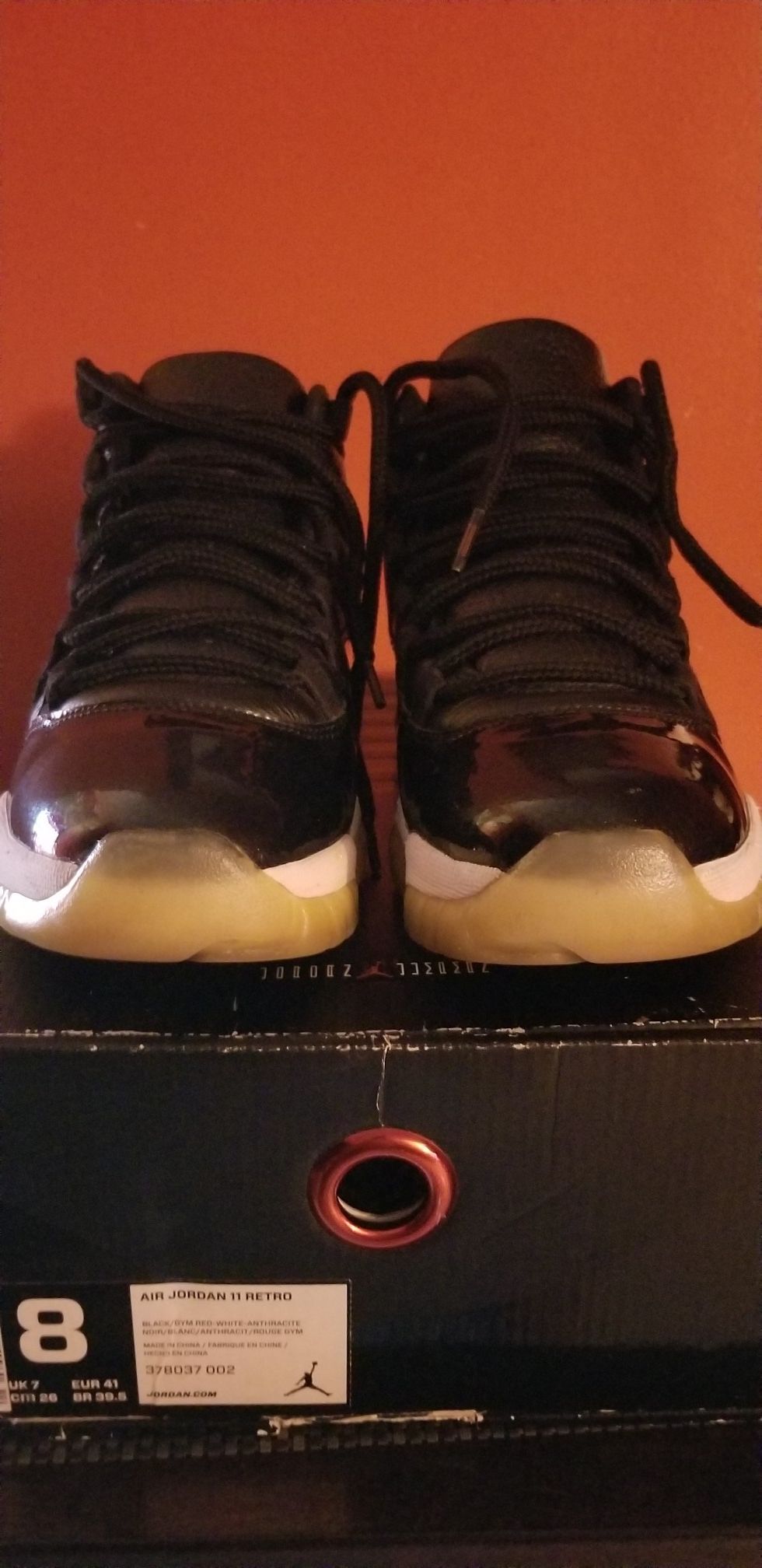 air jordan retro 11s(72-10) size 8 men