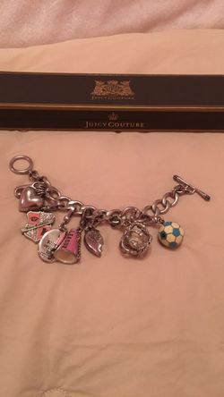 Juicy couture bracelet with charms