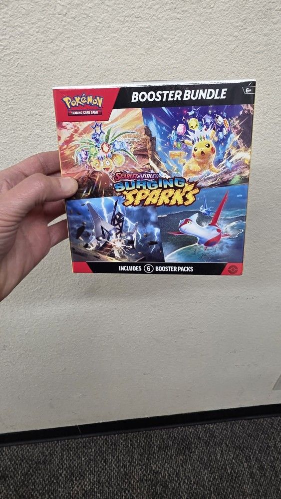 Pokemon TCG Scarlet & Violet Surging Sparks Booster Bundle 6 Packs