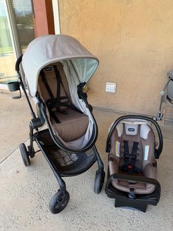 Evenflo Pivot Travel System car seat base stroller bassinet 6-in-1