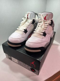 Jordan 4 white cement