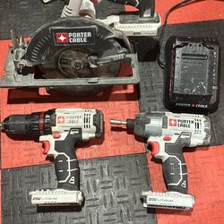 Porter Cable 3 Piece Took Set