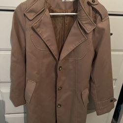 Wool Tan Coat