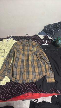y2k button up shirts