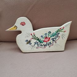 Powder Room Wooden Sign