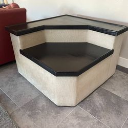 Corner Table with Storage