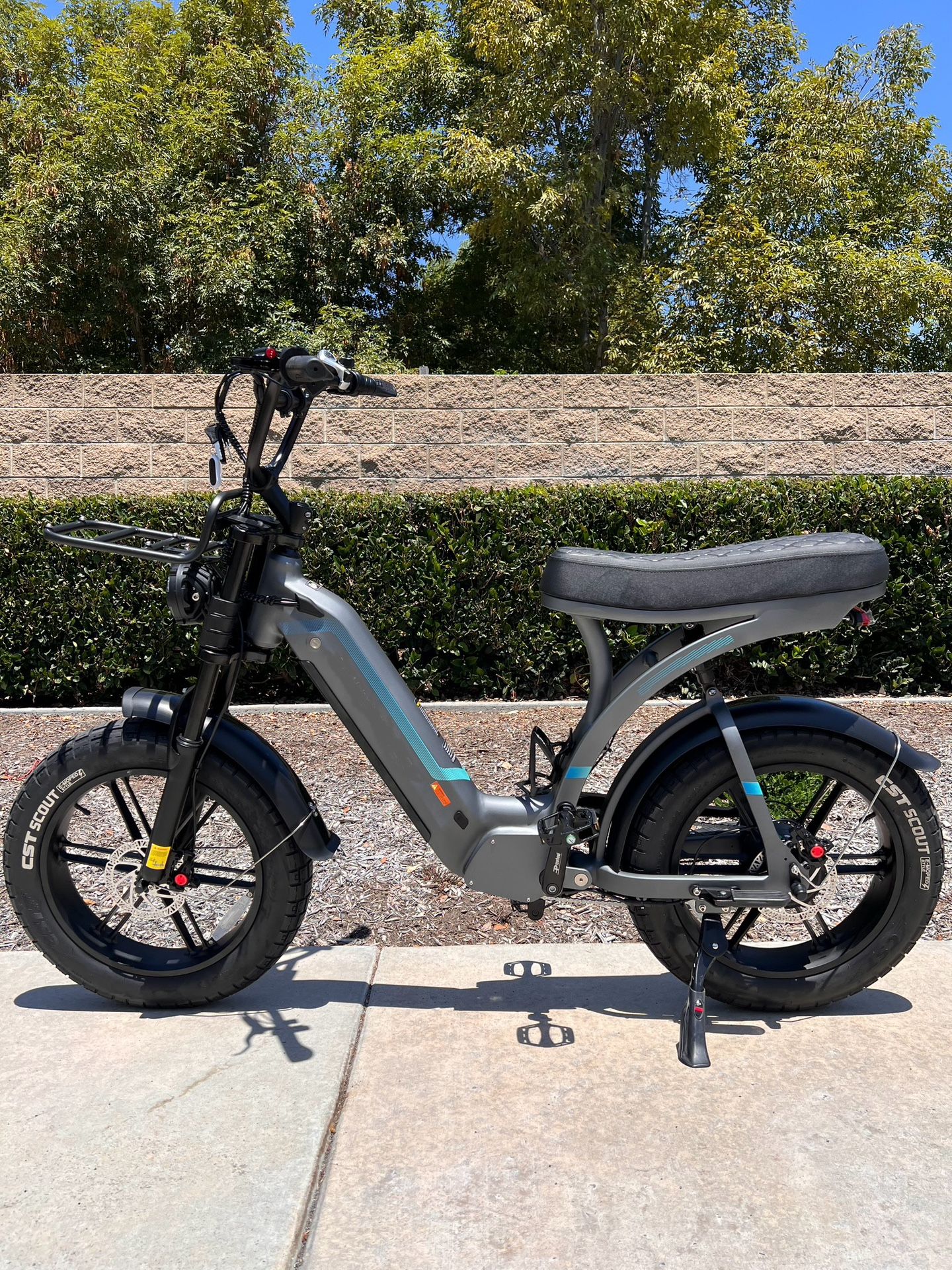 ✅ New- 1000W Motor Powerful Step Through Electric Ebike, 20ah, 30mph, Front Rack, USB
