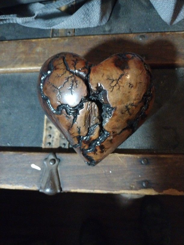 Manzanita Root Burl Fractal Wood Burnt Heart
