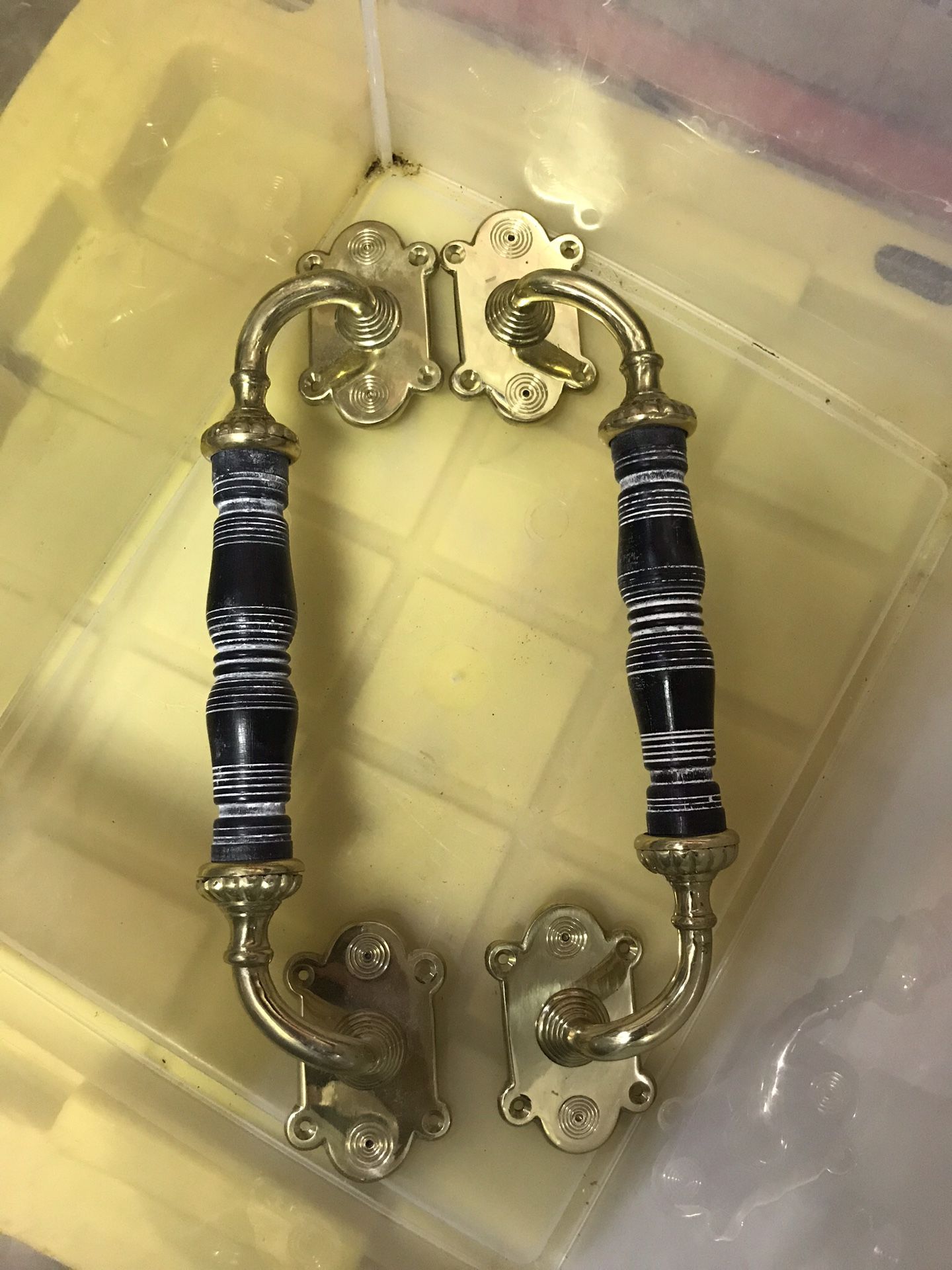 Antique 38/ London Brass Door Pulls