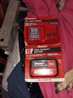 Baue battery charger/12 amp 20v Lithium ion